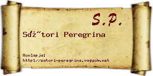 Sátori Peregrina névjegykártya